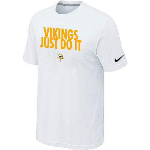 Nike Minnesota Vikings "Just Do It" NFL T-Shirt - White